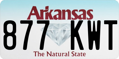 AR license plate 877KWT