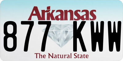 AR license plate 877KWW