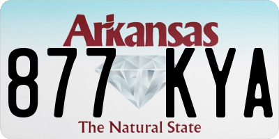 AR license plate 877KYA
