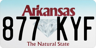 AR license plate 877KYF