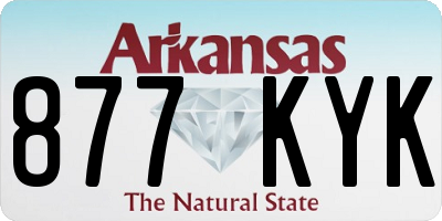 AR license plate 877KYK