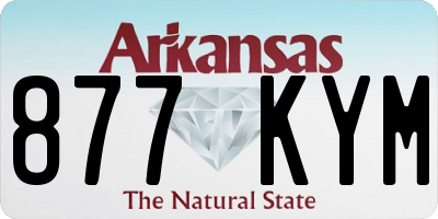 AR license plate 877KYM