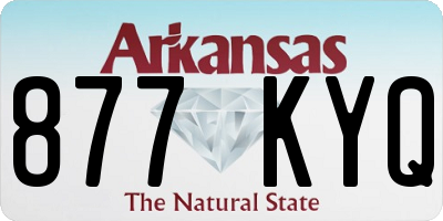AR license plate 877KYQ