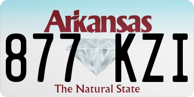 AR license plate 877KZI