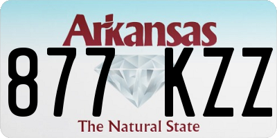 AR license plate 877KZZ