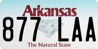 AR license plate 877LAA