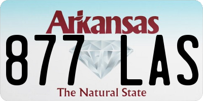 AR license plate 877LAS