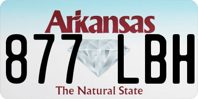 AR license plate 877LBH