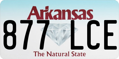 AR license plate 877LCE