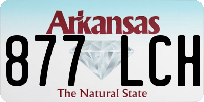 AR license plate 877LCH
