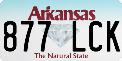 AR license plate 877LCK