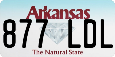 AR license plate 877LDL