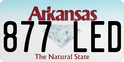 AR license plate 877LED
