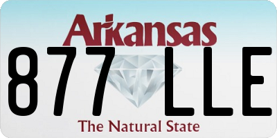 AR license plate 877LLE