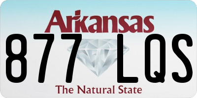 AR license plate 877LQS