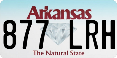 AR license plate 877LRH