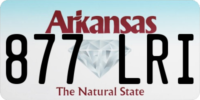 AR license plate 877LRI