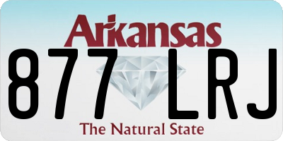 AR license plate 877LRJ