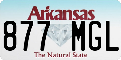 AR license plate 877MGL