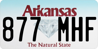AR license plate 877MHF