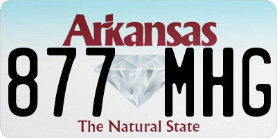 AR license plate 877MHG