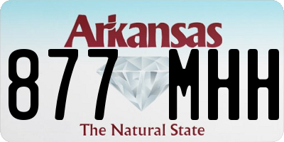 AR license plate 877MHH