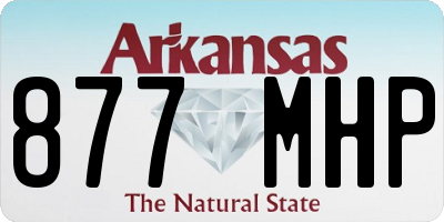 AR license plate 877MHP