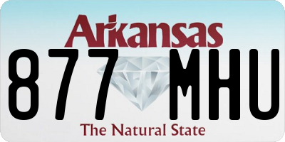 AR license plate 877MHU