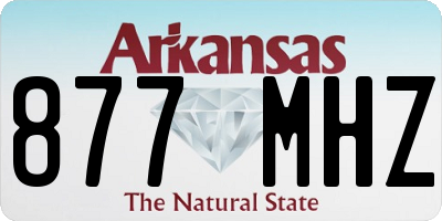 AR license plate 877MHZ