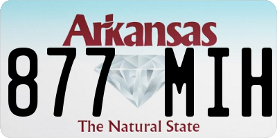 AR license plate 877MIH