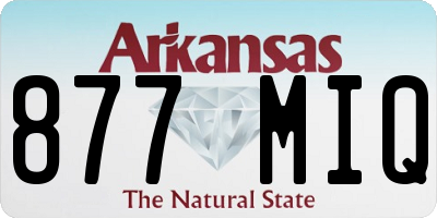 AR license plate 877MIQ