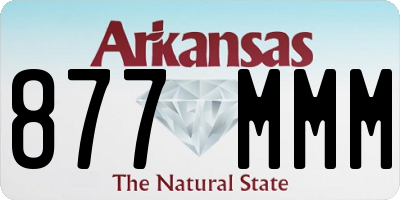 AR license plate 877MMM