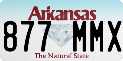 AR license plate 877MMX