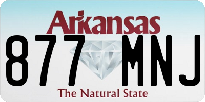 AR license plate 877MNJ