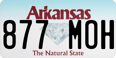 AR license plate 877MOH