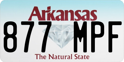 AR license plate 877MPF