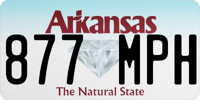 AR license plate 877MPH