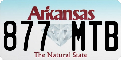 AR license plate 877MTB