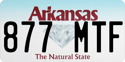 AR license plate 877MTF