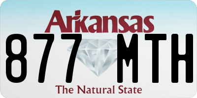 AR license plate 877MTH