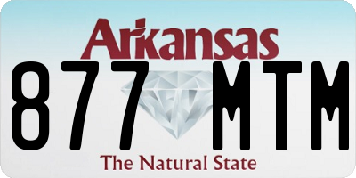 AR license plate 877MTM
