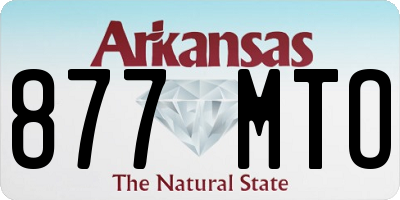 AR license plate 877MTO