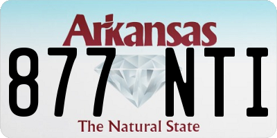 AR license plate 877NTI