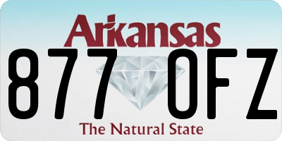 AR license plate 877OFZ