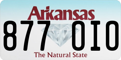 AR license plate 877OIO