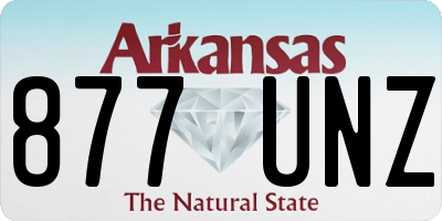 AR license plate 877UNZ