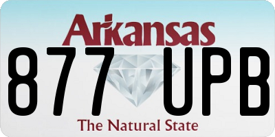 AR license plate 877UPB