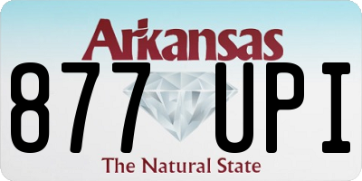 AR license plate 877UPI