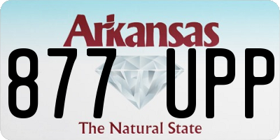 AR license plate 877UPP