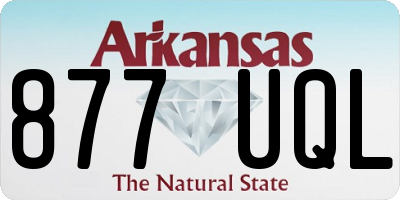 AR license plate 877UQL